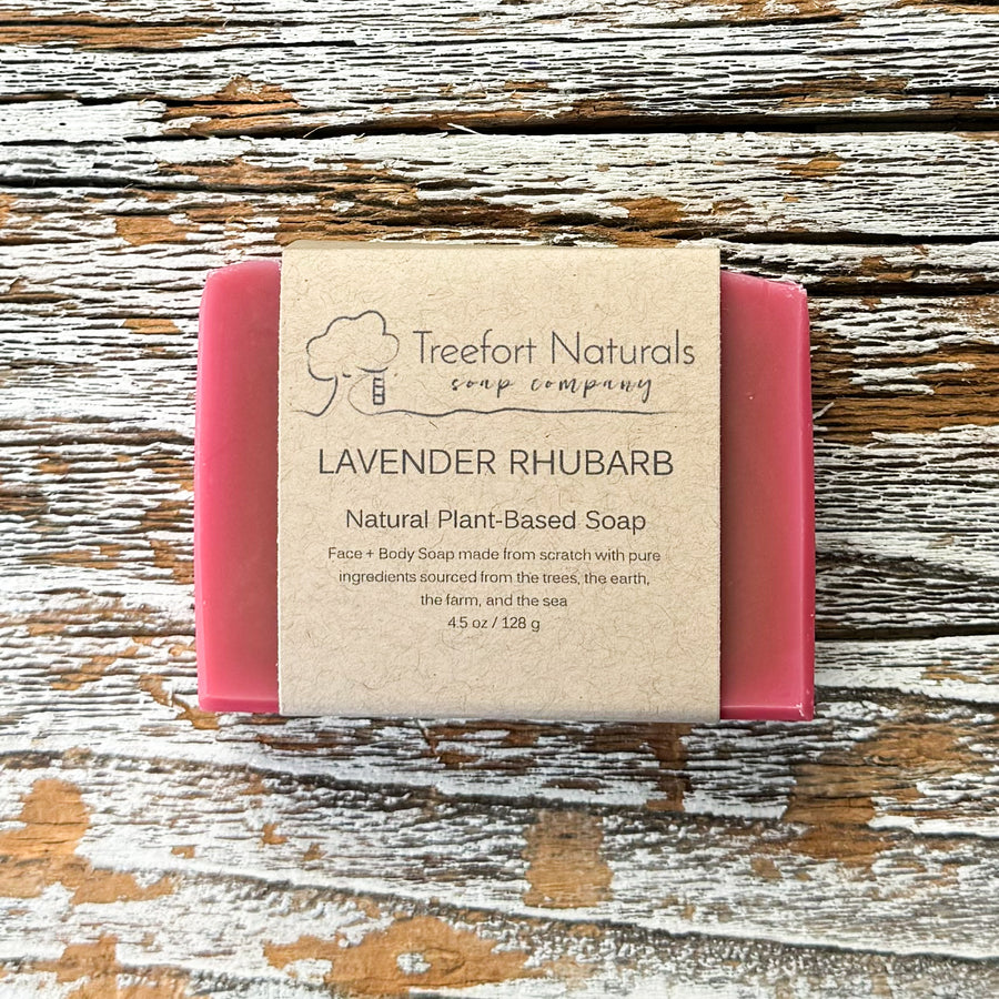 Lavender Rhubarb Soap - LIMITED