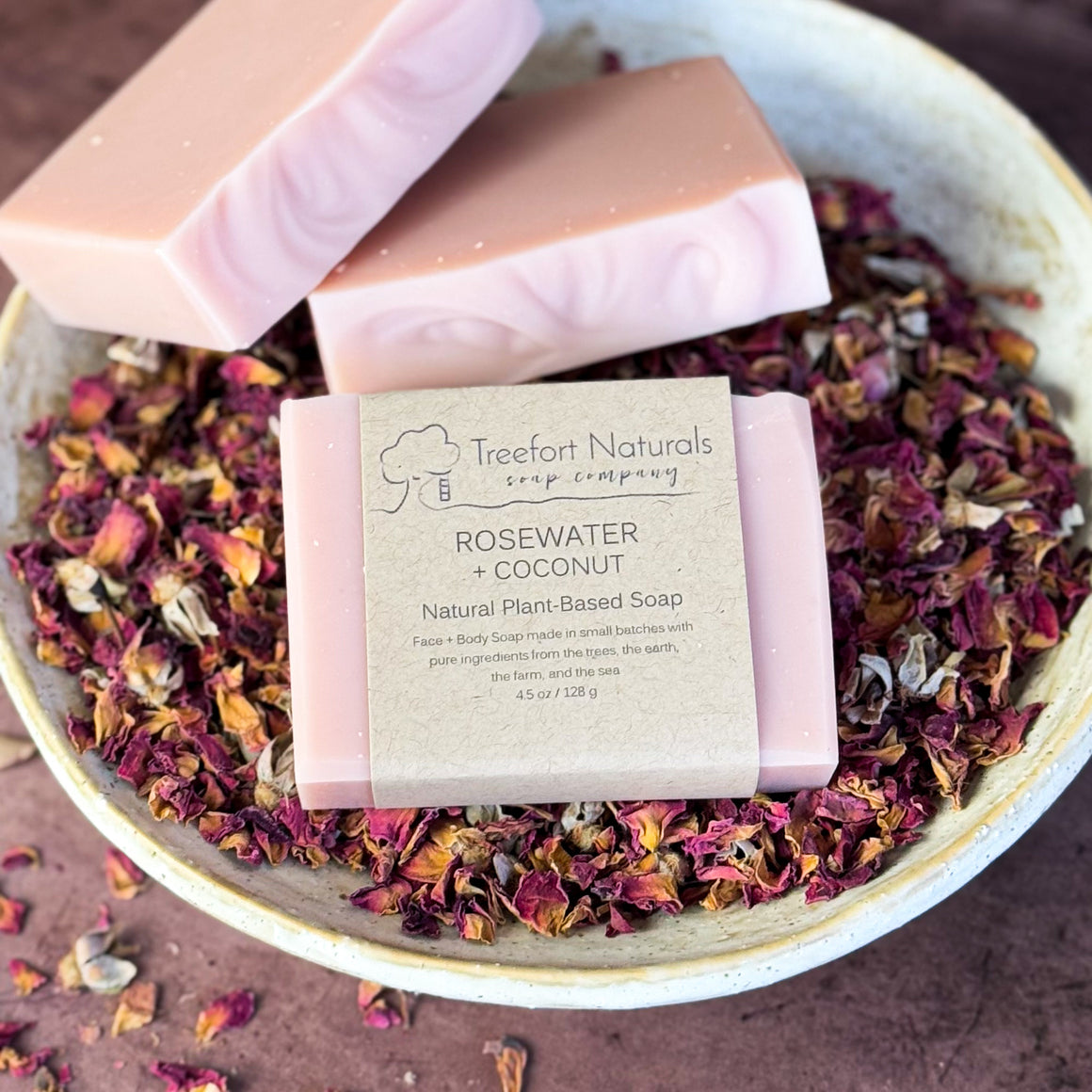 Rosewater + Coconut Soap - LIMITED