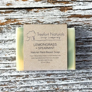 Lemongrass + Spearmint  Soap