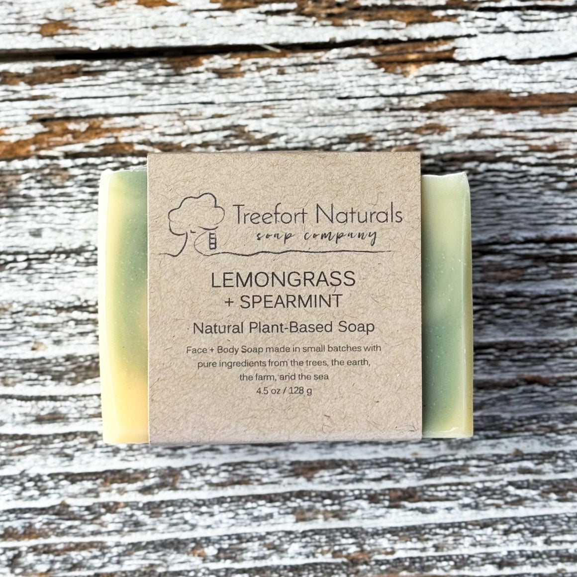 Lemongrass + Spearmint  Soap