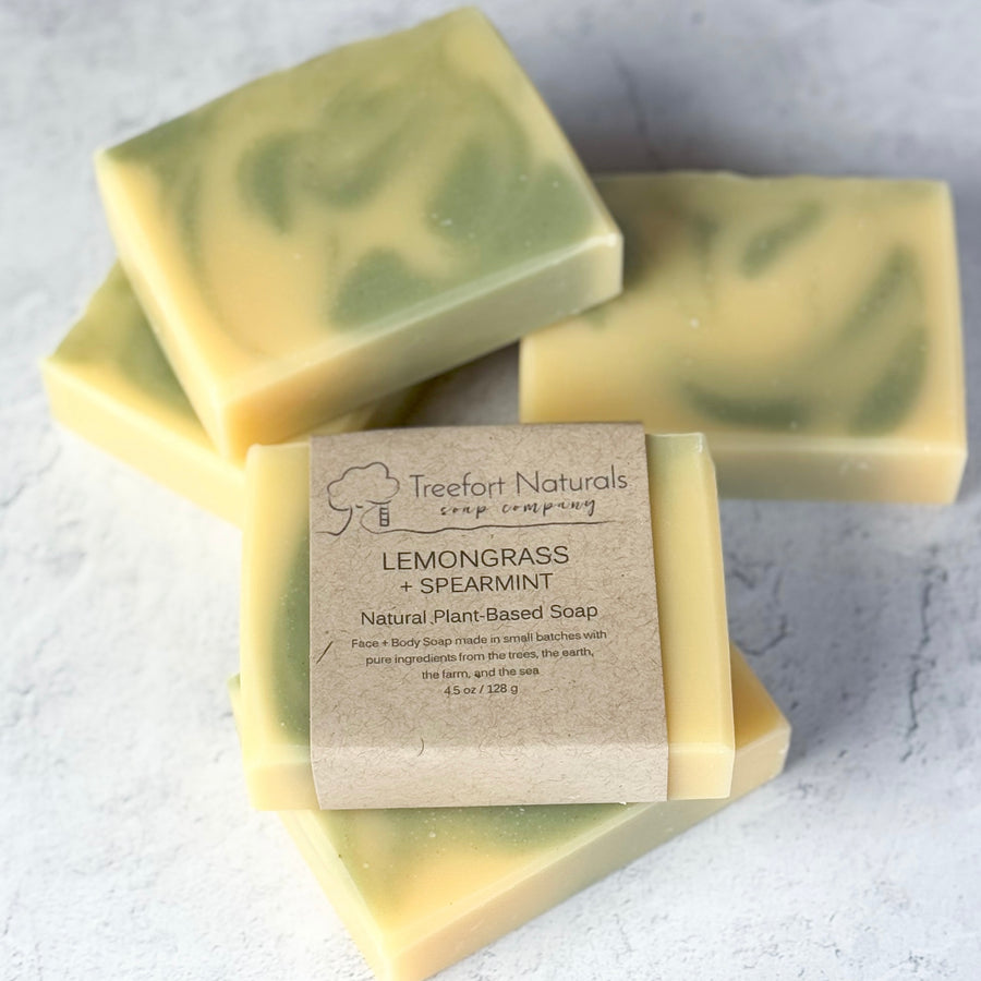 Lemongrass + Spearmint  Soap