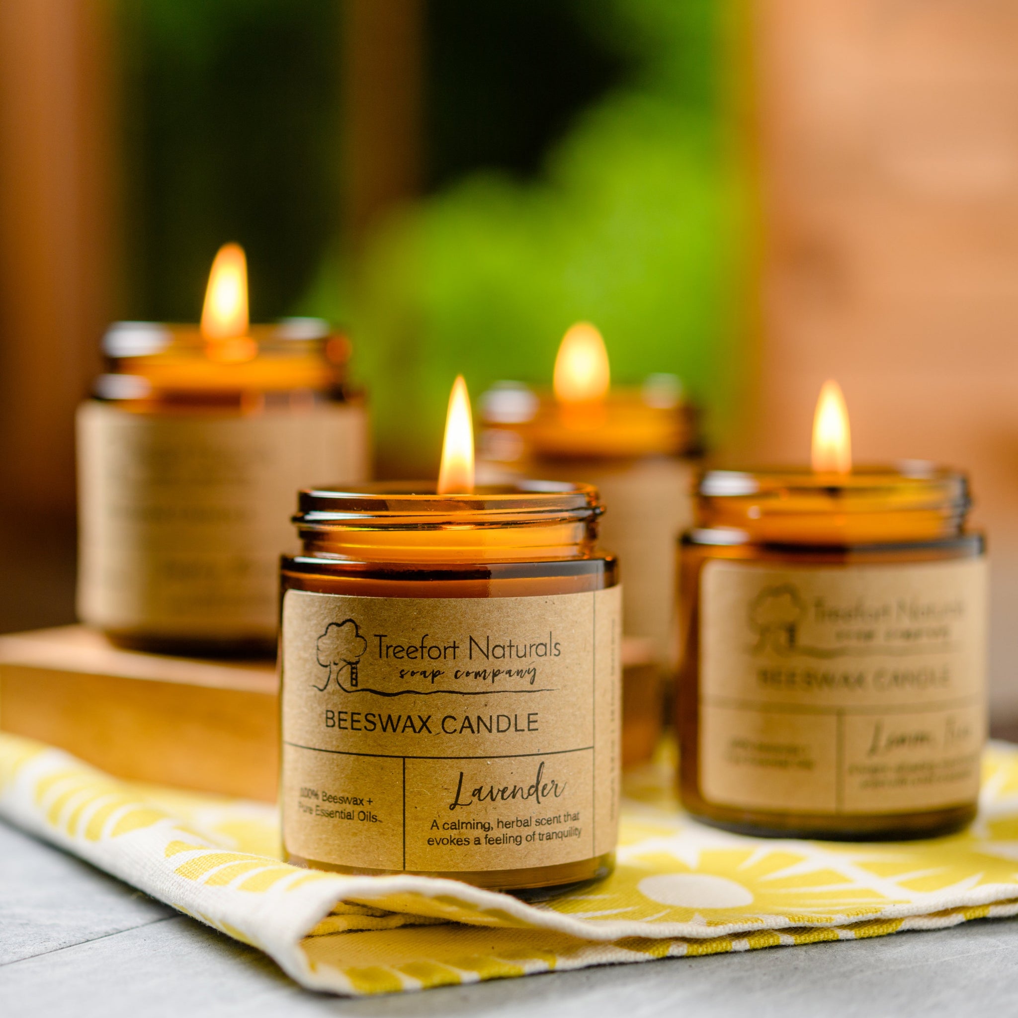 Scented Beeswax Candles and Melts, Non-Toxic Candles