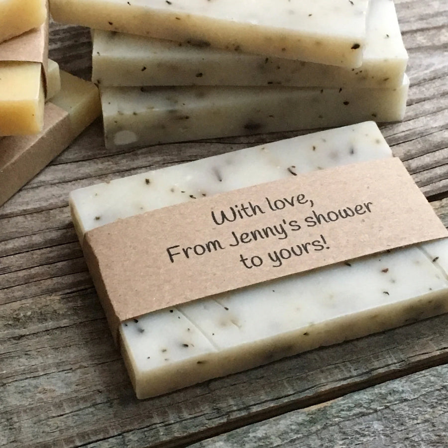 Custom Half Size Soap Favors