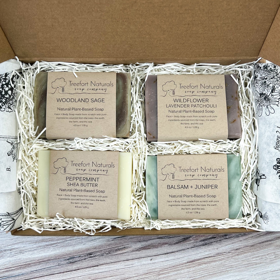 Four Bar Soap Gift Box